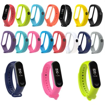 

Bracelet for Xiaomi Mi Band 3 4 Sport Strap Watch Silicone Wrist Strap for Xiaomi Mi Band 3 4 Bracelet Miband 4 3 Strap Replace