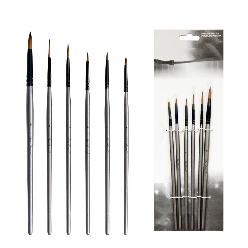 

Painting Supplies Oil Painting Pens Sketch Pen Multipurpose Paint Brush Artistic Accessories Art Marker Nylon Marker 6Pcs