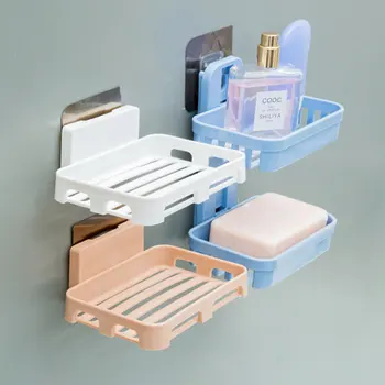 

Avoid Punch Soap Box Toilet Waterlogging Caused By Excessive Rainfall Originality Hanging Soap Frame Shower Room Luggage Carrier