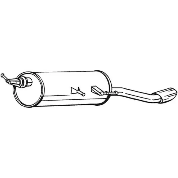 Глушитель PEUGEOT 307 1.6 05-07 BOSAL 190-067