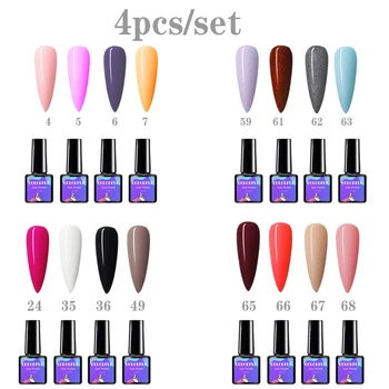 

7.5ml UV Gel Nail Polish Set Gel Polish Kit UV Gel Set For Nail Primer Acrylic Manicure Set For Nails Art Nail Polish Gellak
