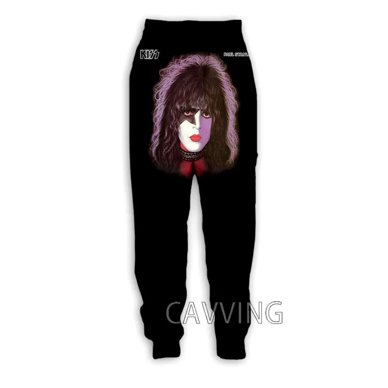 New Fashion 3D Print  KISS Rock Band  Casual Pants Sports Sweatpants Straight Pants  Sweatpants Jogging Pants Trousers  K03 3