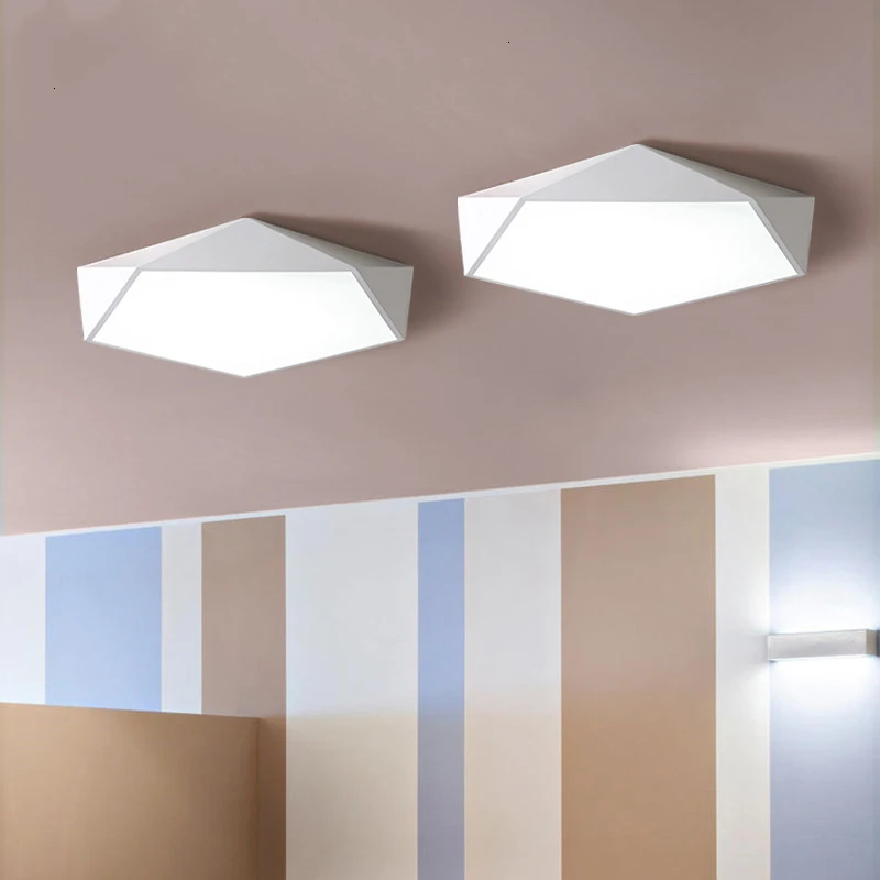 

Northern Europe Modern Simplicity Art Geometry Led Light Bedroom Lamp Aisle Corridor Ceiling Lights