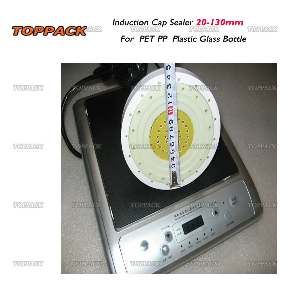 Microcomputer Induction Bottle Cap Sealer 20-130mm Handheld Heat Sealing Machine with Counting Function for Plastic Glass Bottle
