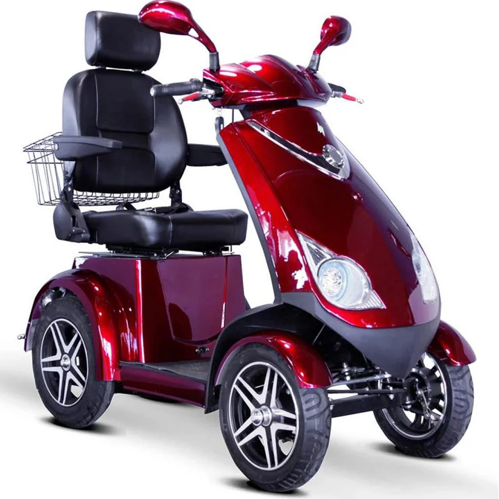 Four Wheel Luxury Electric Mobility Scooter Senior Citizen Adults