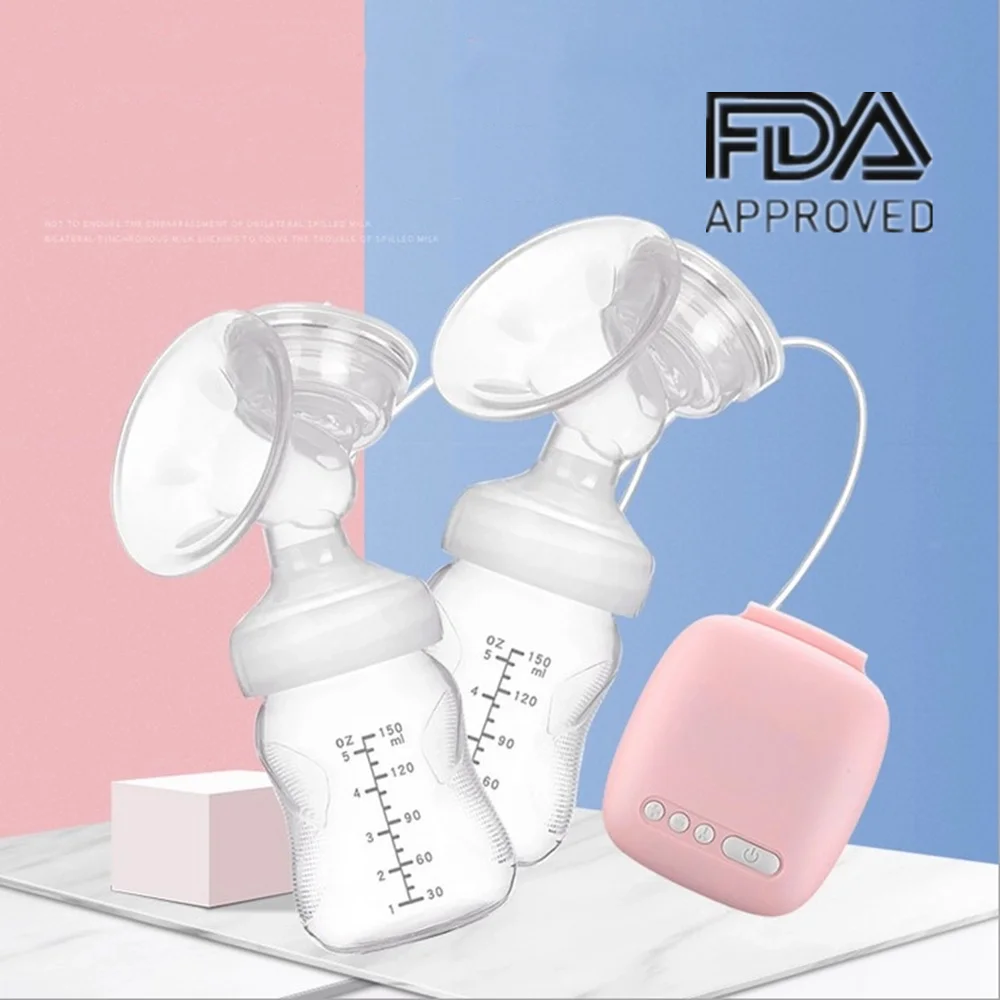 

Automatic Free Electric Double Breast Pumps Manual Breast Pump Nipple Suction Breast Baby Feeding Pump Powerful Milk Sucker
