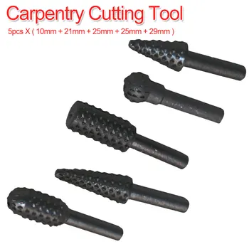

Carpentry Cutting Tool 5pcs 1/4'' DIY Drill Bit Set Woodworking Knife For Carving Chamfer Reaming 10mm 21mm 25mm 25mm 29mm