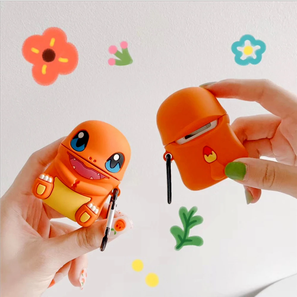 Милый мультяшный защитный чехол для Apple Airpods Pro Pikachue Togepi Squirtle Bluetooth наушники Беспроводной чехол для наушников
