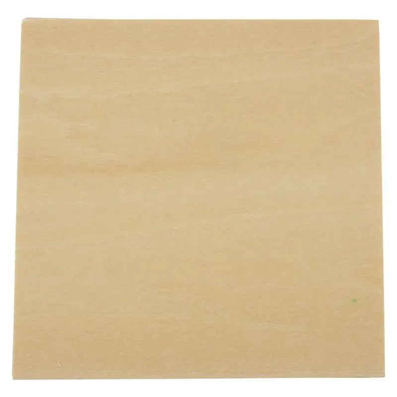 10 шт. деревянная Пластина Модель пробкового дерева Diy Дом корабль самолет светильник 100x100x2 мм