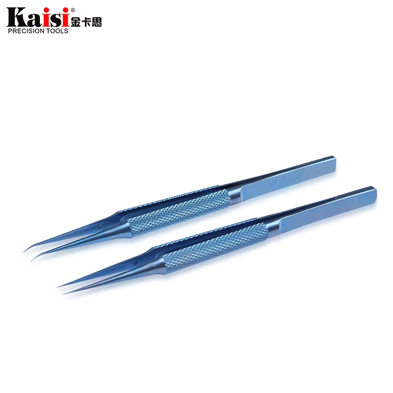 Titanium Alloy Tweezers Professional Repair Fingerprint Fly Line Phone Motherboard Precise Antimagnetic Electronics Tweezers afbeelding