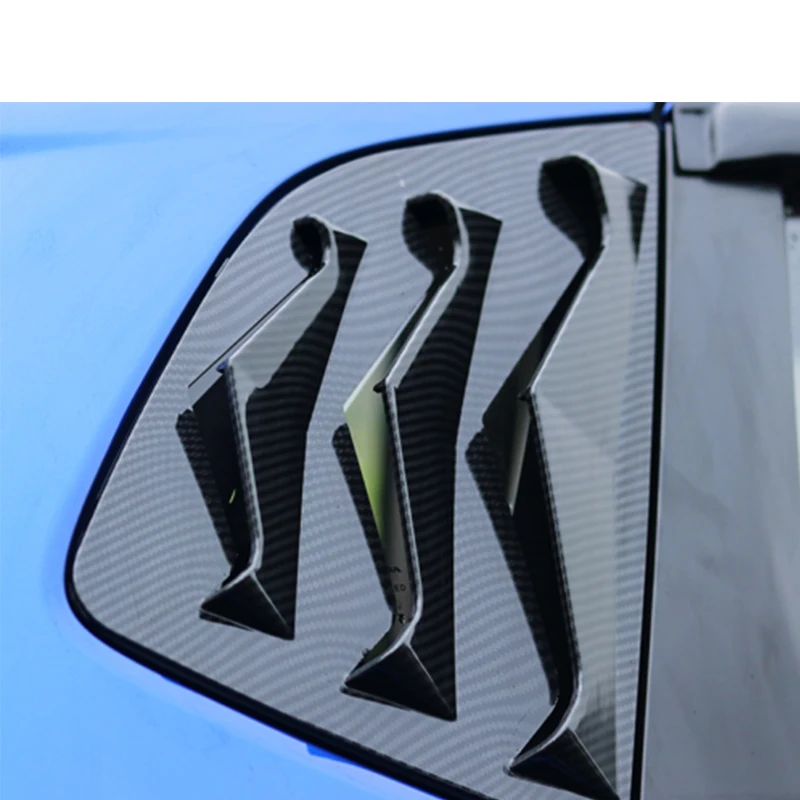 Auto Side Vent Window Louvre Shutter Covers Bekleding Achterruit Lamellen Scoop Cover Voor Honda Fit Jazz 2014 2015 2016 2017 2018 2019