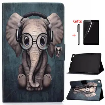 

iBuyiWin Animal Prints Smart PU Leather Case for Samsung Galaxy Tab S6 Lite 10.4 SM-P610 SM-P615 Tablet Funda Capa Cover+Gifts