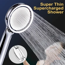 

Universal Shower Head with High Pressure Handheld Lightweight Detachable Showerhead Shower Sprayer Bathroom Accessories