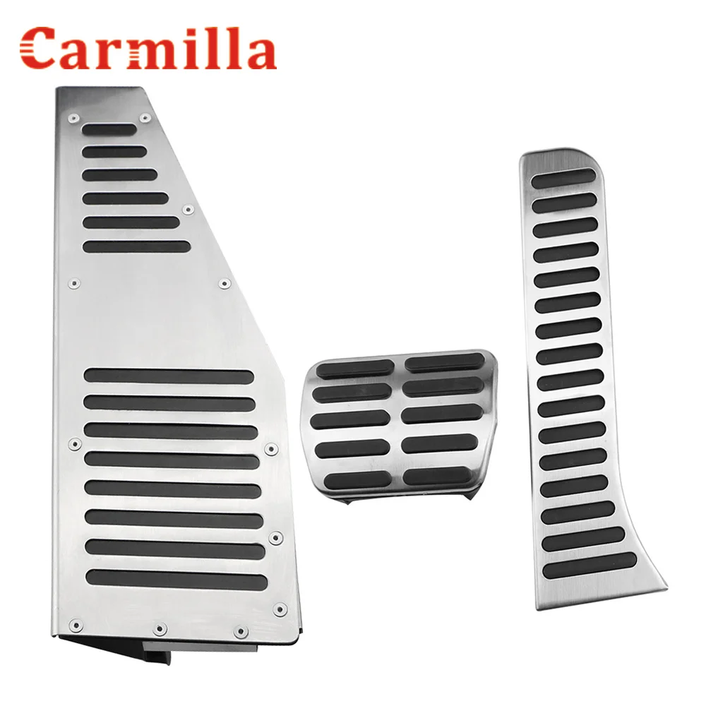 Автомобильные педали Carmilla RHD LHD Защитные чехлы для педалей VW Golf 5 6 CC Passat B6 B7 Tiguan