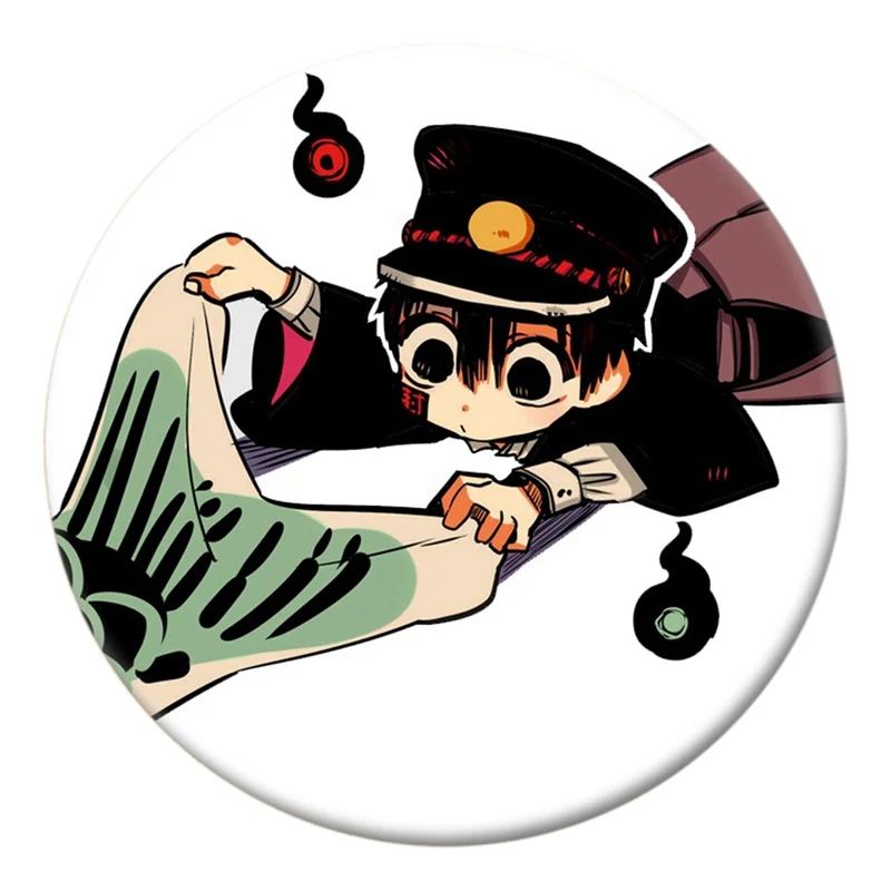 1 шт. брошь в виде унитаза Jibaku Shounen Hanako Kun костюм для косплея Нене Яширо новинка 58 мм