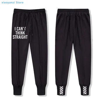 

I Can't Think Straight gay pride lgbqt Women sweatpants Casual Funny sports long pants For Lady Hipster joggers trousers top-668