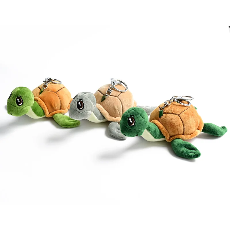 16CM Randomly send Cartoon Turtle S Kids Soft Key Chain Ring Plush Keychains Doll Toy | Игрушки и хобби