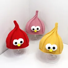 

Autumn Winter Warm Knitted Children Hat Cartoon Big Eyes Baby Girls Boys For Little Kid 1-5 Years Old