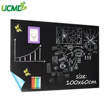 100x60 см съемная доска виниловая наклейка на стену самоклеящаяся детская граффити обучение в письменной форме доска Офис школа поставка