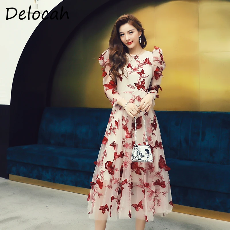 Delocah Women Autumn Fashion Designer Party