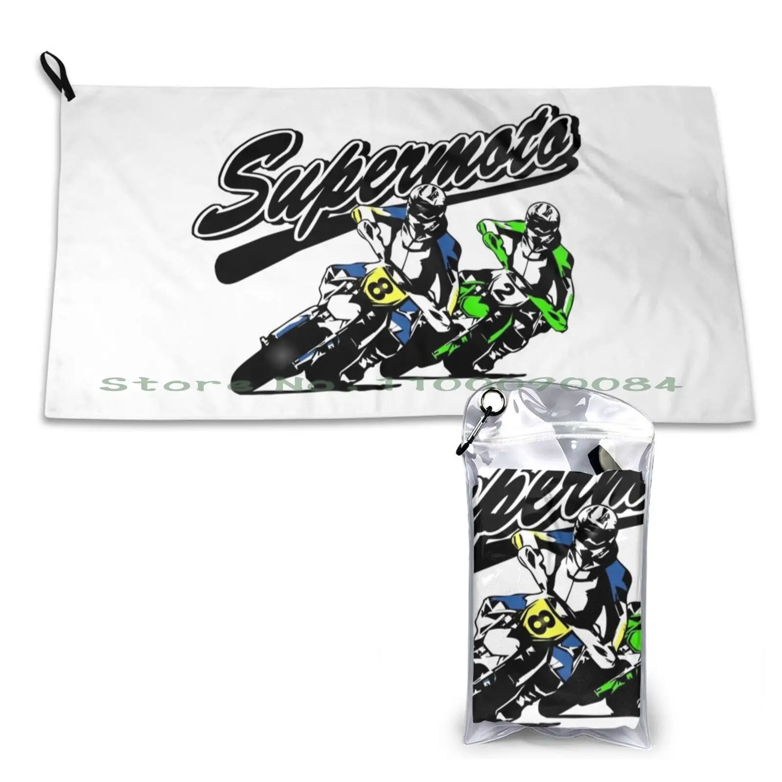 Supermoto-Race Asciugamano Ad Asciugatura Rapida Palestra Bagno Sportivo Portatile Mary Kay Nutrizione Younique Mlm Trucco Lipsense Marketing Beauty A