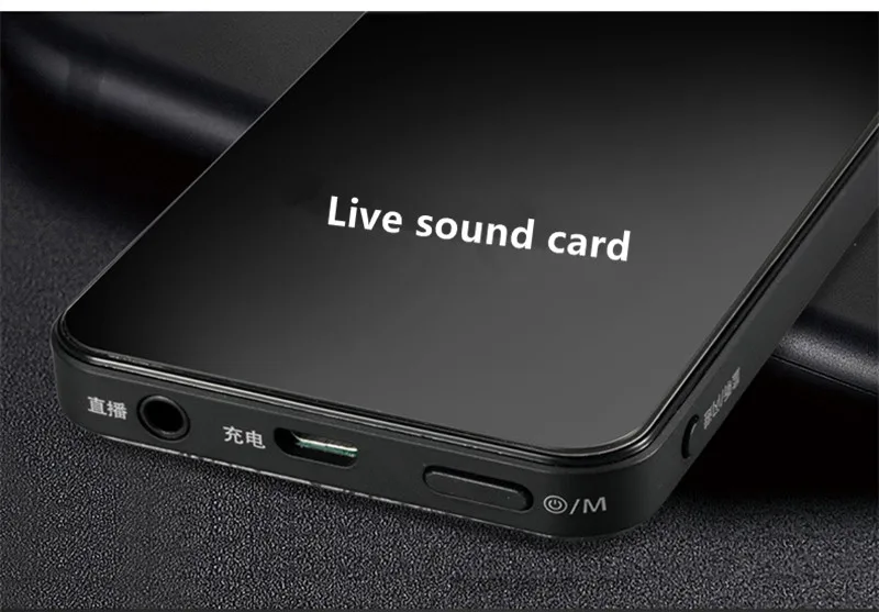 Профессиональная звуковая карта двойной мобильный телефон планшет студия вокальная запись эффектов процессор Беспроводная система караоке прямая трансляция