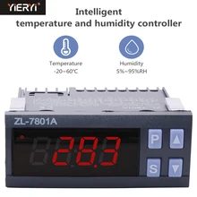 Yieryi ZL-7801A цифровой регулятор температуры и влажности AC100~ 240 В многофункциональный автоматический инкубатор для климата, склад