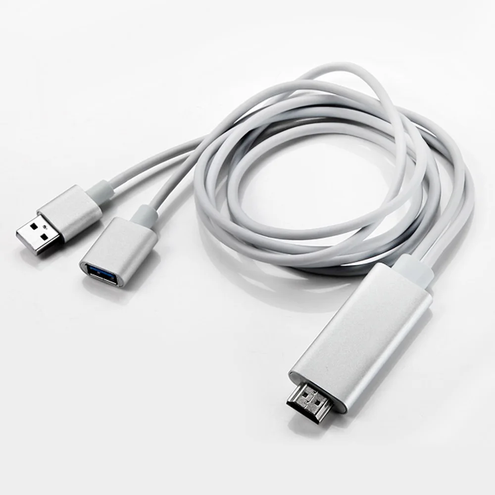 JRGK к HDMI HDTV AV кабель высокоскоростной экран видео для iPhone 7 /6s/5 ipad Samsung Huawei поддержка