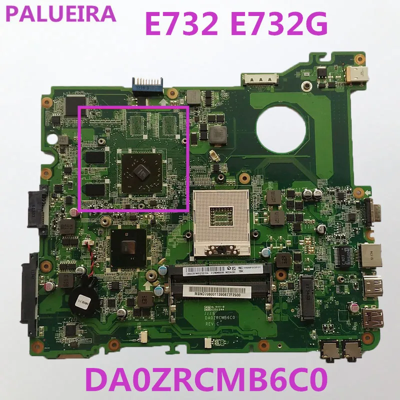 Малябира DA0ZRCMB6C0 MBND706001 MB.ND706.001 для ноутбука Acer eMachines E732 E732G материнская плата HD6370M HM55