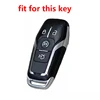 Car Key Cover Shell Skin Holder for Ford Fusion 2013 2014 2015 Mustang Fusion Fiesta Remote Flip Keys Case for Keychain Alarm ► Photo 3/6