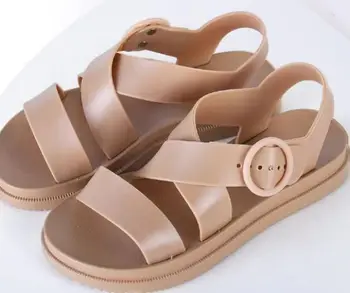 

YEELOCA 2020 Sandals Women Shoes Gladiator m002 Open Toe Buckle Soft Jelly Sandals Female XS195