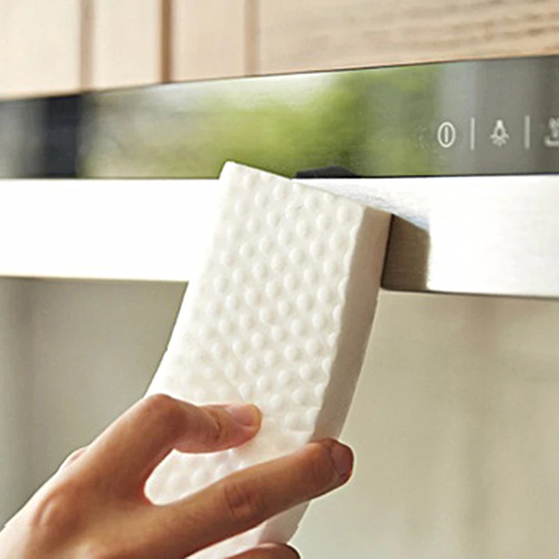 

10/20/30pcs Magic Sponge Eraser Double Compressed High Density Melamine Sponge Bathroom Kitchen Cleaning Sponge Brush 10x6x2cm