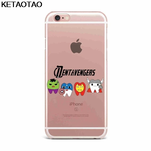 Коричневый KETAOTAO доктор стоматолог стетоскоп телефон чехол s для iPhone 4 5C 5S 6S 7 8 Plus XR XS Max чехол кристально чистый мягкий TPU чехол s - Цвет: Коричневый