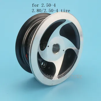 

newest 123mm internal diameter 17mm/19mm 5 inch wheel hub rim For 2.50/2.80-4 tire rim FOR Electric/Gas Scooter Bike mini ATV