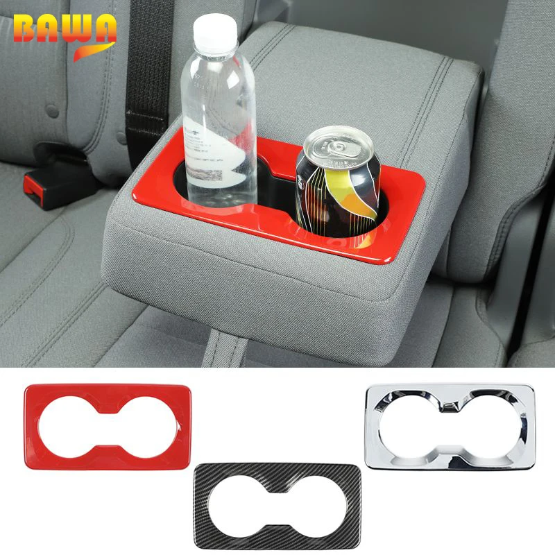 BAWA ABS Rear Central Cup Holder Storage Compartment Panel Decoration Stickers For Dodge RAM 1500 2018-2021 | Автомобили и