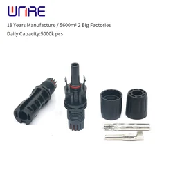 PV Connector 45A Branch Parallel Connection 1000V 1500V Male Female Electrical Solar Plug Photovoltaic Panel Cable Wire Connect