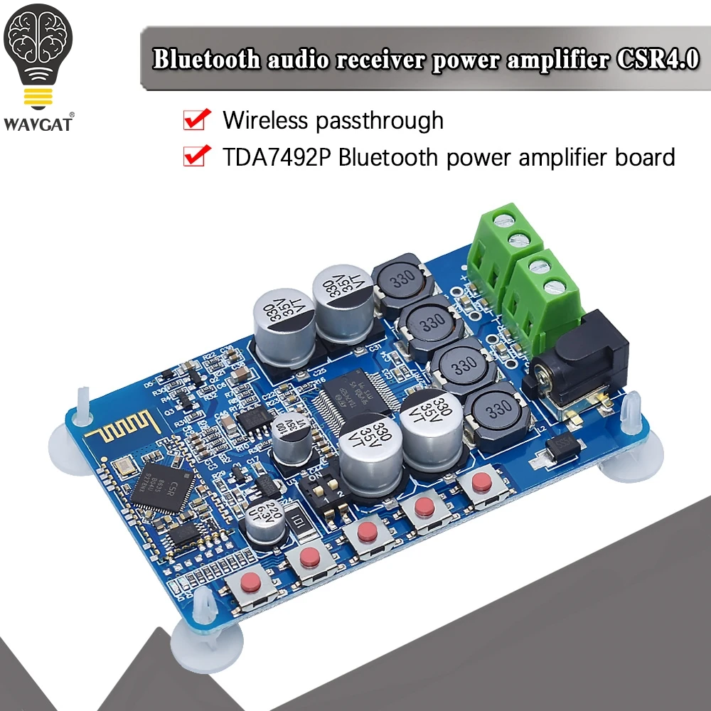 officialTDA7492BluetoothPowerAmplifierBoardCSR8635ChipBluetooth
