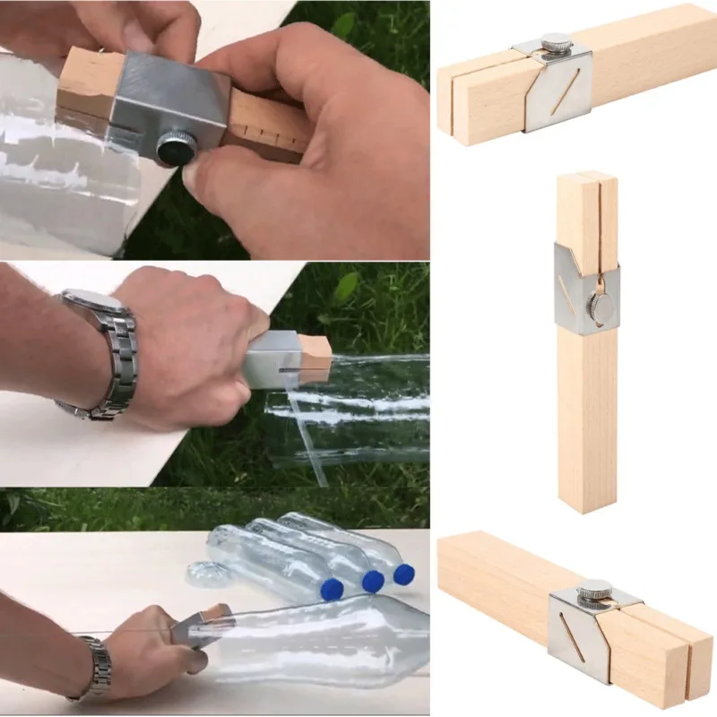 DIY портативная креативная пластиковая Умная бутылка веревка для резки открытый