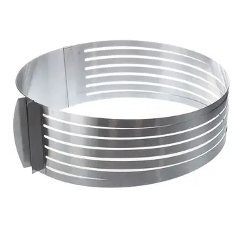

Scalable round 24-30CM mousse ring Stainless Adjustable layered cake/baking mold