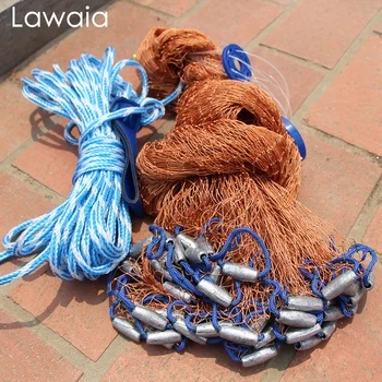 

Lawaia fishing nets lead casting net lead nylon fishing net diameter 2.4-4.2m weight within 2kg cast net