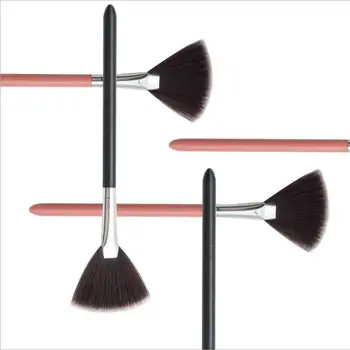 

1Pcs Professional Fan Shape Makeup Brush Blending Highlighter Contour Face Loose Powder Brush Cosmetic T0413