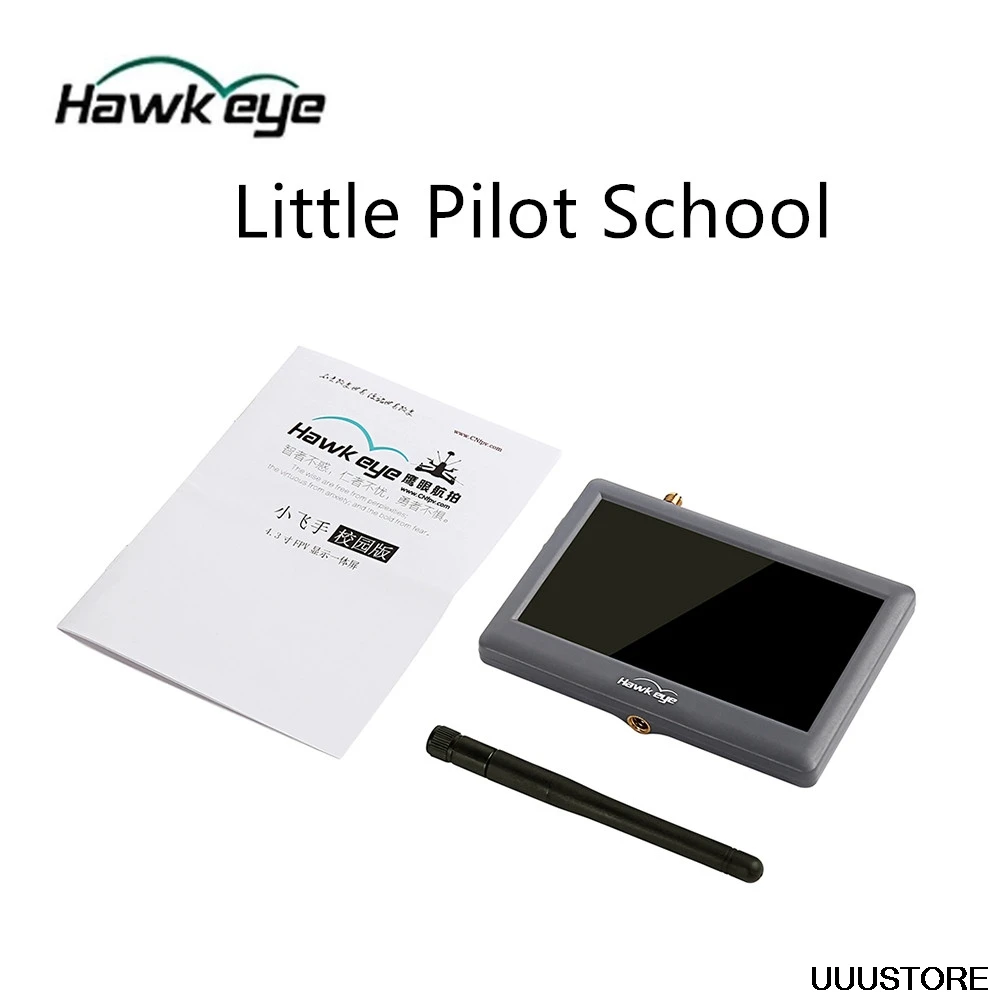 Новый монитор Hawkeye Little Pilot SCHOOL FPV 5 8G 48CH 4 3 дюймовый HD антенна дисплей экран для