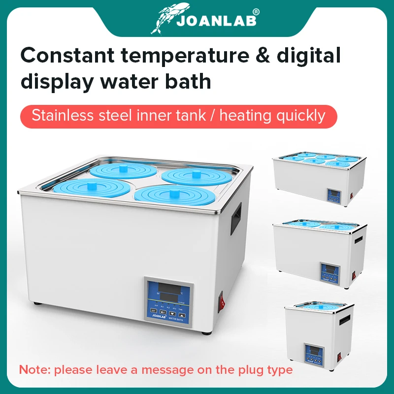 Лабораторная ванна для воды JOANLAB с постоянной температурой ЖК цифровой дисплей
