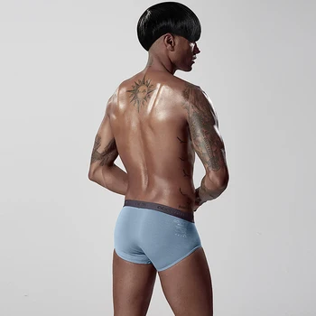 

2020 Ropa Interior Hombre Sexy Underwear Men Jockstrap Briefs Men Bikini Cotton Modal Breathable Gay Men Underwear Male AD307
