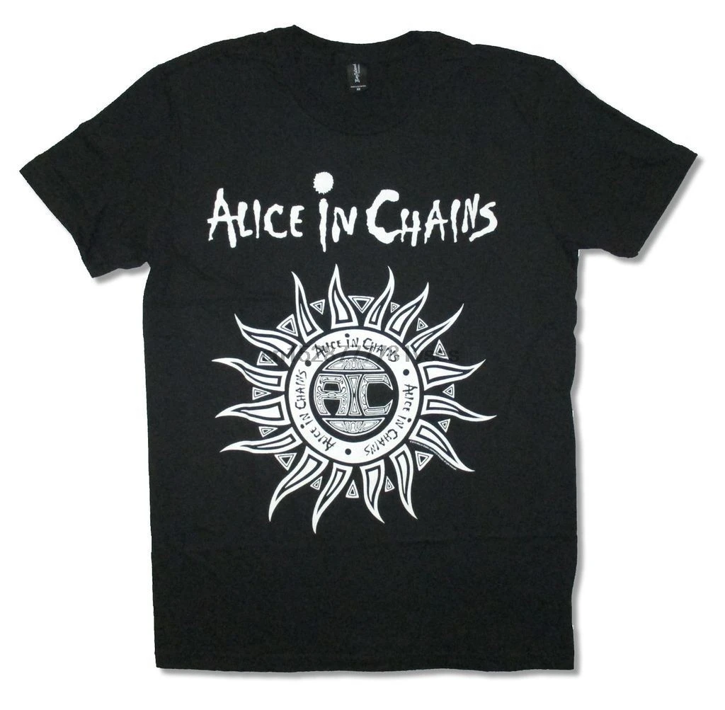 Алиса в цепях Aztec Sun черная футболка новая официальная для взрослых AIC новейший