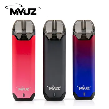 

Original MyVapors Myuz SS1 Areci Pod Kit with built in 450mAh SS1 Pod Cartridge 2ml Air-Driven E-Cig VS drag nano pod vape kit