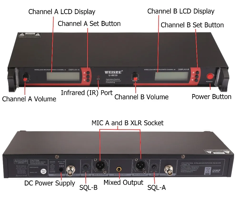 WIRELESS MICROPHPNE KARAOKE MIC (8)