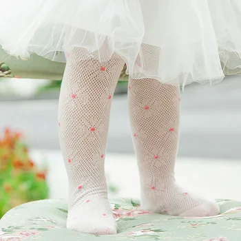 

2019 New Style Korean Version Children Pantyhose Thin Section Mesh Kids Girls Tights Cotton Stockings Tights Pantimedias
