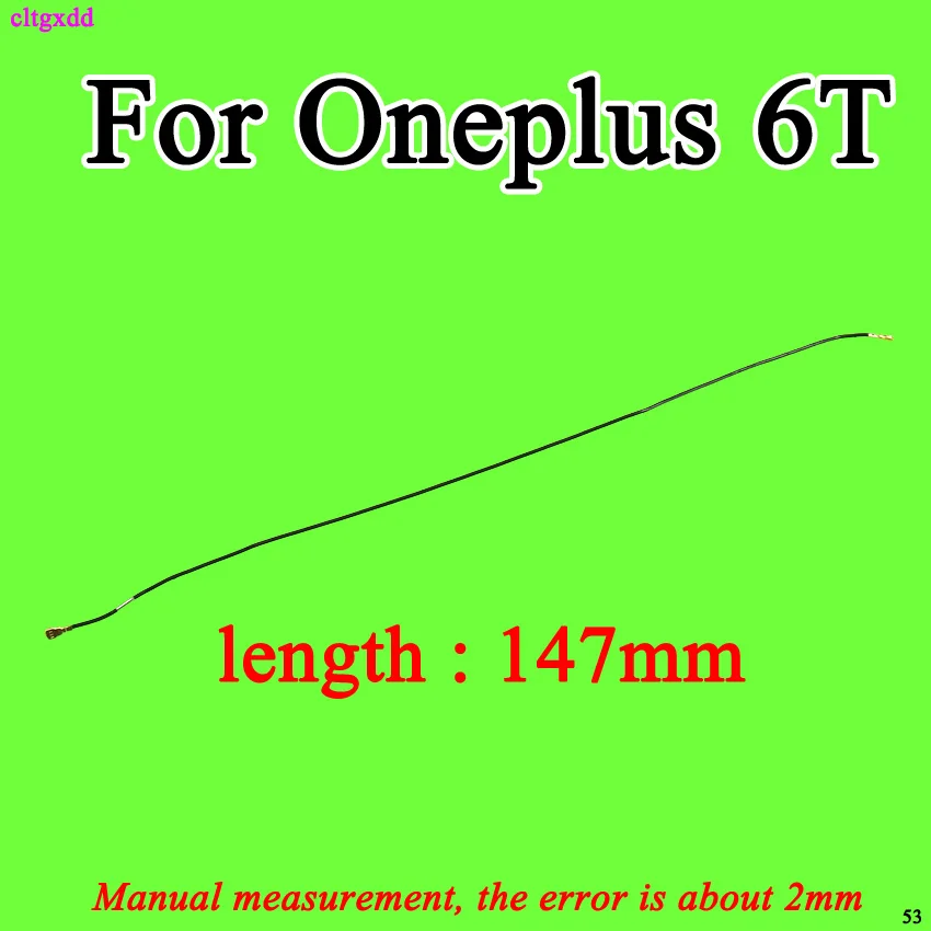 Cltgxdd для Oneplus One 1/Two2/Three 3/Five/One Plus 5 6 7 5T 6T 1+ 2 сигнальная антенна гибкий кабель Запчасти wifi антенный сигнальный кабель - Цвет: For Oneplus 6T