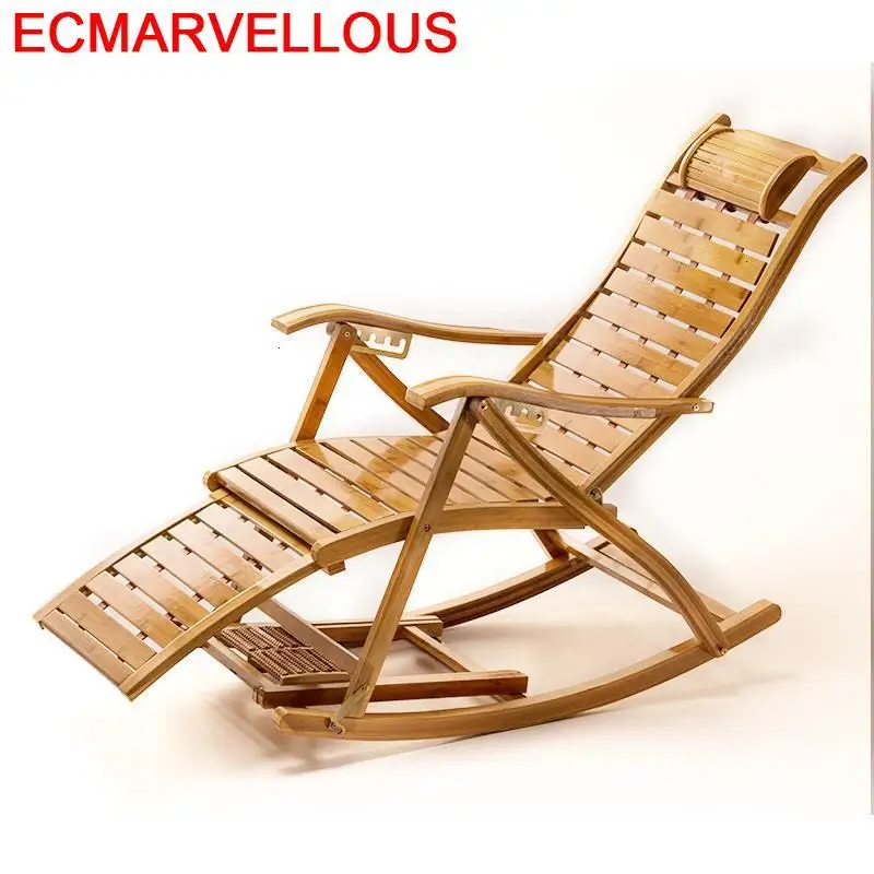 Кресло-качалка Lazy Arm Fotel Fauteuil Salon Sillon Reclinable Bamboo Sillones imperno Para Sala складная кровать